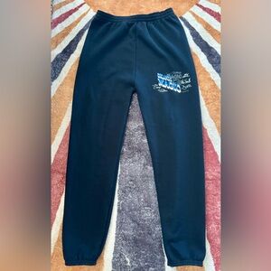 Vtg Orlando Magic Black Jogger Sweatpants NBA Sweats XL Inaugural Season 1989